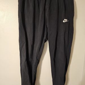 Great condition black Nike joggers size L